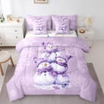 thumbnail image 1 of Castle Fairy Teens Boys Girls Xmas Snowman 7-Piece Bedding Comforter Set,Happy New Year King Bedding Sets,Festival Theme Ultra Soft Bed Sheets,Ultra Soft Home Decor, 1 of 8