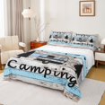 thumbnail image 1 of Castle Fairy Teens Camping Car Full Size Sheets 4-Piece,Adventure Theme Breathable Bed Sheets,Lodge Cabin Lightweight Sheet Sets,Breathable Home Decor, 1 of 7