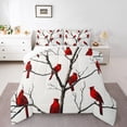 thumbnail image 1 of Castle Fairy Teens Cardinal Bird 3 Pieces Queen Comforter Set,Merry Christmas Ultra Soft Bedding Sets,Festival Xmas Bedding Comforter Set,Ultra Soft Home Decor, 1 of 8