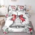 thumbnail image 1 of Castle Fairy Teens Children Christmas Bell 7-Piece Bedding Comforter Set,Happy New Year King Bedding Sets,Xmas Festival Theme Ultra Soft Bed Sheets,Lightweight Room Decor, 1 of 8
