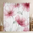 thumbnail image 1 of Castle Fairy Teens Children Pink Flower Blackout Curtains Set of 2 (52x84 Each),Botanical Plants Window Curtains,Chic Floral Blossom Curtains and Drapes,Ultra Soft Home Decor, 1 of 6