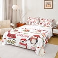 thumbnail image 1 of Castle Fairy Teens Children Santa Claus Snowman 4-Piece Full Size Sheets,Merry Christmas Penguin Bear Bed Sheets,Xmas Festival Theme Lightweight Sheet Sets,Microfiber Bedroom Decor, 1 of 7