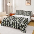 thumbnail image 1 of Castle Fairy Teens Female Men Abstract Camouflage Twin Sheet Sets,Vintage Camo Bedding, 1 of 7