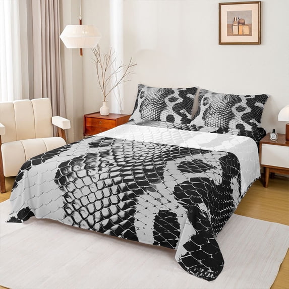 Castle Fairy Teens Female Men Abstract Snake Print Twin Sheet Sets,Gothic Style Bedding