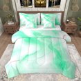 thumbnail image 1 of Castle Fairy Teens Female Women Green Gold Marble Bedding Comforter Set 7-Piece,Marbling Watercolor King Bedding Sets,Abstract Gradient Vintage Aesthetic Ultra Soft Bed Sheets,Super Cozy Room Decor, 1 of 8