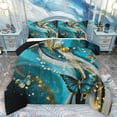 thumbnail image 1 of Castle Fairy Teens Flying Butterflies Full Size Comforter Sets 3-Piece,Abstract Marble Pattern Bedding Comforter Set,Geometric Stripes Lightweight Bedding Sets,Breathable Home Decor,Reversible, 1 of 8