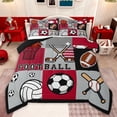 thumbnail image 1 of Castle Fairy Teens Football Soccer Baseball Full Size Comforter Sets,Sport Bedding Sets, 1 of 8