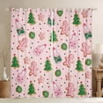 thumbnail image 1 of Castle Fairy Teens Gingerbread Man Black Out Curtains,Polka Dots Curtains Pack of 2 (42x63 Each),Merry Christmas Bedroom Curtains,Microfiber Bedroom Decor, 1 of 6