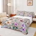 thumbnail image 1 of Castle Fairy Teens Gradient Hummingbird Twin Sheet Sets,Vintage Flowers Bedding, 1 of 7