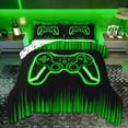thumbnail image 1 of Castle Fairy Teens Green Gamepads Queen Comforter Set,Video Game Bedding Comforter Set, 1 of 8