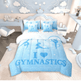 thumbnail image 1 of Castle Fairy Teens Gymnastics Girl 7-Piece Bedding Comforter Set,Sparkling Sequin King Bedding Sets,Dance Theme Ultra Soft Bed Sheets,Luxury Bedroom Decor, 1 of 8