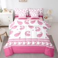 thumbnail image 1 of Castle Fairy Teens Hippie Paisley Bedding Comforter Set,Bohemian Full Bedding Set, 1 of 8