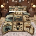 thumbnail image 1 of Castle Fairy Teens Jungle Bear Deer Full Size Comforter Sets,Woodland Animal Bedding Sets, 1 of 8