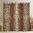 thumbnail image 1 of Castle Fairy Teens Leopard Print Curtains Pack of 2 (42x84 Each),Abstract Gradient Curtains Blackout,Animal Print Bedroom Curtains,Ultra Soft Home Decor, 1 of 6