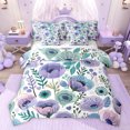 thumbnail image 1 of Castle Fairy Teens Vintage Flower Bedding Comforter Set,Chic Floral Queen Bedding Sets, 1 of 8
