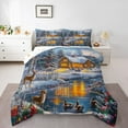 thumbnail image 1 of Castle Fairy Teens Wildlife Deer 3 Pieces Queen Comforter Set,Merry Christmas Xmas Ultra Soft Bedding Sets,Rustic Cabin Bedding Comforter Set,Microfiber Bedroom Decor, 1 of 8