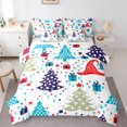 thumbnail image 1 of Castle Fairy Teens Xmas Tree Twin Bedding Sets 7-Piece,Merry Christmas Bedding Comforter Set Microfiber,Polka Dots Breathable Sheet Sets,Super Cozy Room Decor,Reversible, 1 of 8