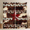 thumbnail image 1 of Castle Fairy Texas Stars Black Out Curtains for Teens Boys Girls,Animal Cow Print Curtains Pack of 2 (42x63 Each),Bohemian Western Aztec Bedroom Curtains,Microfiber Bedroom Decor, 1 of 6