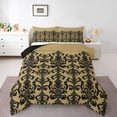 thumbnail image 1 of Castle Fairy Traditional Flower Damask Twin Comforter Sets,Bohemian Theme Bedding Set, 1 of 8