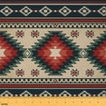 thumbnail image 1 of Castle Fairy Tribal Aztec Fabric by the Yard 2 Yard,Green Red Sewing Fabric,Bohemian Theme Home Decor Fabric by the Yard,Breathable Exotic Style Home Decor, 1 of 6