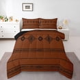 thumbnail image 1 of Castle Fairy Tribal Aztec Full Size Comforter Sets,Bohemian Geometric Bedding Sets, 1 of 8