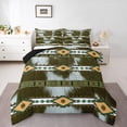 thumbnail image 1 of Castle Fairy Tribal Aztec Full Size Comforter Sets,Farmhouse Cow Print Bedding Sets, 1 of 6
