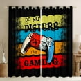 thumbnail image 1 of Castle Fairy Video Game Curtains and Drapes,Abstract Vintage Black Out Curtains,Graffiti Splash Curtains Pack of 2 (52x63 Each),Microfiber Boys Bedroom Decor, 1 of 6