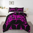 thumbnail image 1 of Castle Fairy Video Game Queen Comforter Set,Geometric Gamepads Bedding Comforter Set, 1 of 8