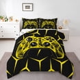 thumbnail image 1 of Castle Fairy Video Game Twin Comforter Sets,Abstract Geometric Gamepads Bedding Set, 1 of 8