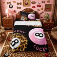 thumbnail image 1 of Castle Fairy Vintage Billiards Twin Sheets 3pcs, Leopard Print Billiards Bedding, Pink Brown Black,1 Fitted Sheet, 1 Flat Sheet and 1 Pillowcase, 1 of 6