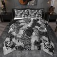 thumbnail image 1 of Castle Fairy Vintage Leopard Print Queen Comforter Set,Cheetah Print Bedding Comforter Set, 1 of 8