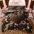 thumbnail image 1 of Castle Fairy Vintage Love Heart Full Size Comforter Sets,Romantic Floral Rose Bedding Sets, 1 of 8