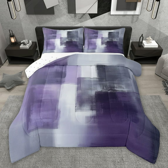 Castle Fairy Vintage Oil Painting Twin Comforter Sets,Abstract Watercolor Bedding Set