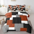 thumbnail image 1 of Castle Fairy Vintage Square Bedding Comforter Set,Abstract Geometric King Bedding Sets, 1 of 8