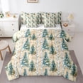 thumbnail image 1 of Castle Fairy Vintage Tree Bedding Comforter Set,Abstract Retro Queen Bedding Sets, 1 of 8