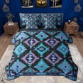 thumbnail image 1 of Castle Fairy Western Boho Hippie Aztec Bedding Comforter Set 7pcs for Female Men Women,Bohemian Exotic Style Queen Bedding Sets Super Cozy,Southwestern Tribal Vintage Aesthetic Queen Sheet Sets, 1 of 8