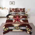 thumbnail image 1 of Castle Fairy Western Texas Star Twin Comforter Sets Female Men,Bohemian Aztec Bedding Set, 1 of 7