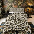 thumbnail image 1 of Castle Fairy Wildlife Bear Queen Comforter Set 3 Pieces for Teens,Abstract Vintage Camo Animal Comforter Sets Queen,Olive Khaki Cream,Black Reversible,1 Comforter and 2 Pillowcases, 1 of 6