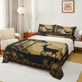 thumbnail image 1 of Castle Fairy Wildlife Deer Full Size Sheets 4-Piece for Female Men Women,Retro Vintage Breathable Bed Sheets,Woodland Animal Lightweight Sheet Sets,Ultra Soft Home Decor, 1 of 7