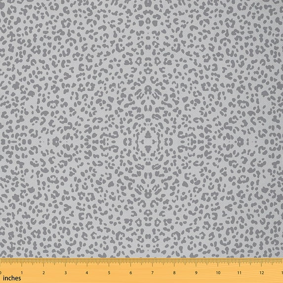 Castle Fairy Wildlife Leopard Fabric by the Yard 10 Yard,Jungle Animal Room Decor Fabric by the Yard,Abstract Geometric Sewing Fabric,Lightweight Girls Room Decor