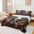 thumbnail image 1 of Castle Fairy Women Men Teens Floral Highlad Cattle 3Pcs Twin Sheet Sets,Rustic Animal Twin Fitted Sheet,Chic Flowers Breathable Flat Sheet,Lightweight Room Decor, 1 of 7