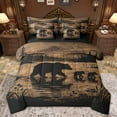 thumbnail image 1 of Castle Fairy Woodland Wildlife Bear Bedding Comforter Set 7-Piece for Teens Adults,Black Brown King Bedding Sets,Jungle Animal Ultra Soft Bed Sheets,Ultra Soft Home Decor,Reversible, 1 of 8