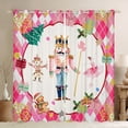 thumbnail image 1 of Castle Fairy Xmas Nutcracker Black Out Curtains,Geometric Plaid Curtains Pack of 2 (42x63 Each),Dance Ballet Bedroom Curtains,Ultra Soft Merry Christmas Home Decor, 1 of 6