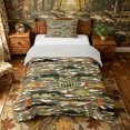 thumbnail image 1 of Castle Fairy Zebra Camo Fish Tile Twin Duvet Cover,Panfish Desert Camo Pattern Twin Bedding,Taupe Camo,Grey Reversible,2pcs,No Comforter,1 Duvet Cover and 1 Pillowcase, 1 of 6