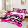 thumbnail image 1 of Castle Fairy Zebra Print Twin Sheet Sets,Animal Leopard Print Bedding, 1 of 7