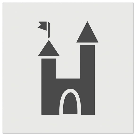Castle Fairytale DIY Cookie Wall Craft Stencil - 7.0 Inch