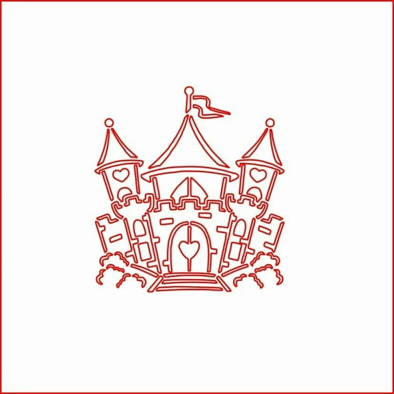 Castle Fancy Pyo Stencil