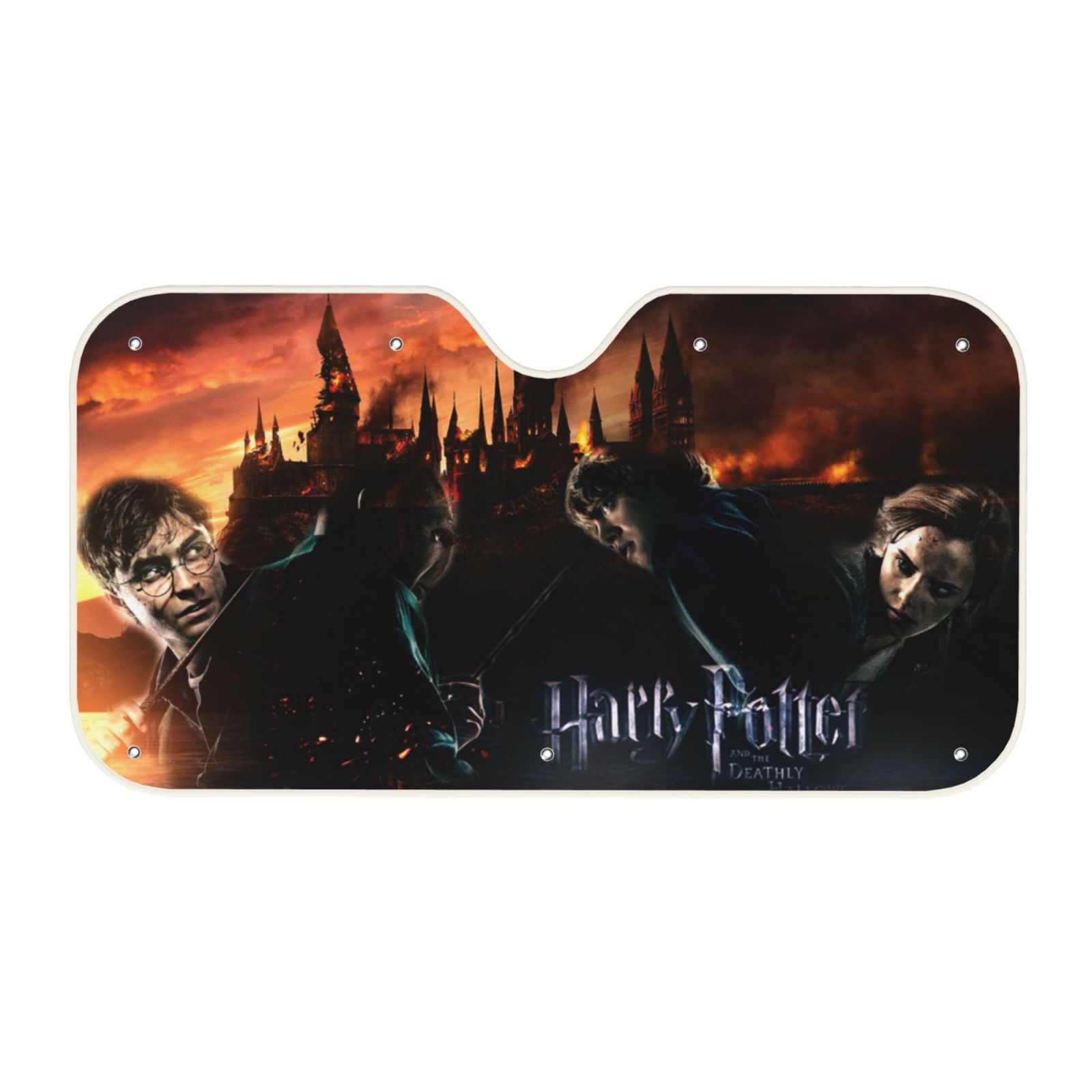 Castle Harry Potter Foldable Car Windshield Sunshade Vehicle Automotive