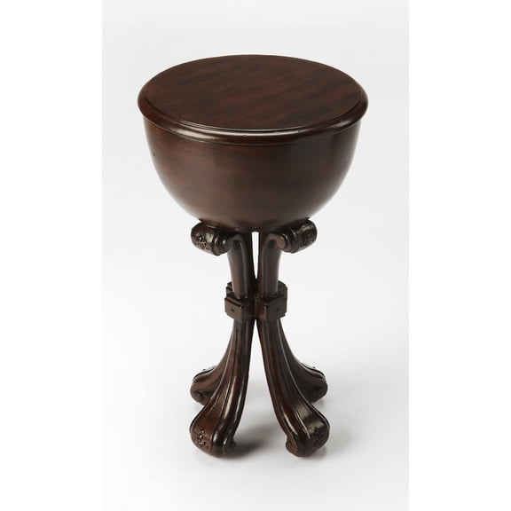 Heirloom - Medium Brown - Oval - Poplar solids, MDF, Cherry Veneer, Resin - BUTLER CASTLE HEIRLOOM JEWELRY CASE