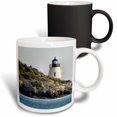 thumbnail image 1 of 3drose, Castle Hill Lighthouse Behind a Rocky Shoal, 11oz Magic Transforming Mug, 1 of 7